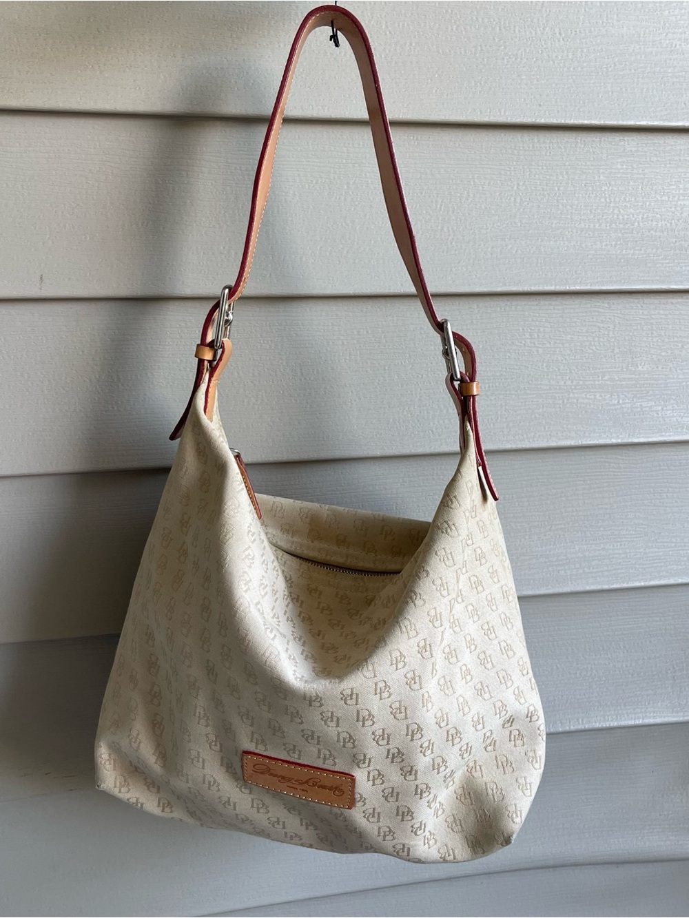 Dooney & Bourke Handbags Monogram Medium Sac Hobo Bag Slouchy Y2K